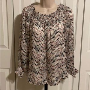 Off-the-shoulder blouse